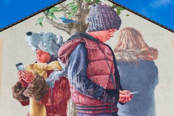 Fintan Magee - Wall street art festival - Grand Paris Sud - Savigny le Temple - Octobre 2017