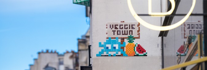 PA-1325 - Veggie town - Quartier Porte Saint-Denis - Paradis 10è /// 50 pts