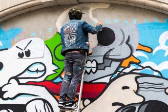 Matt Gondek - Work in progress - Boulevard Vincent Auriol 13è - Avril 2018