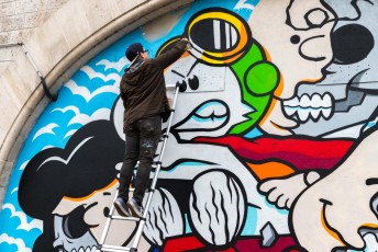 Matt Gondek - Work in progress - Boulevard Vincent Auriol 13è - Avril 2018