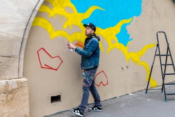 Matt Gondek - Work in progress - Boulevard Vincent Auriol 13è - Avril 2018