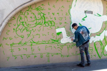 Matt Gondek - Work in progress - Boulevard Vincent Auriol 13è - Avril 2018