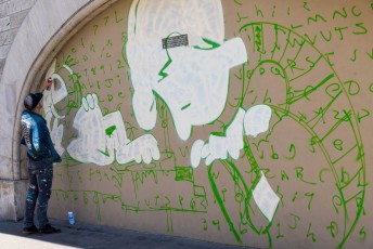 Matt Gondek - Work in progress - Boulevard Vincent Auriol 13è - Avril 2018