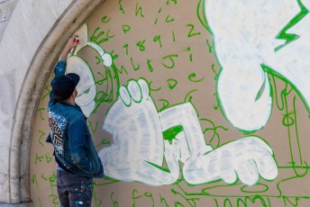 Matt Gondek - Work in progress - Boulevard Vincent Auriol 13è - Avril 2018