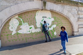 Matt Gondek - Work in progress - Boulevard Vincent Auriol 13è - Avril 2018