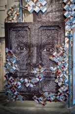 "Fragments urbains" exposition de Vhils au 104 du 19 mai au 29 juillet 2018