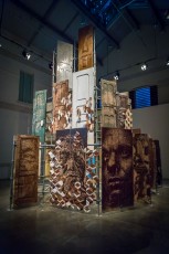 "Fragments urbains" exposition de Vhils au 104 du 19 mai au 29 juillet 2018