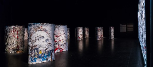 "Fragments urbains" exposition de Vhils au 104 du 19 mai au 29 juillet 2018