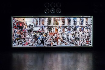 "Fragments urbains" exposition de Vhils au 104 du 19 mai au 29 juillet 2018