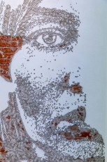 "Fragments urbains" exposition de Vhils à la galerie Magda Danysz du 19 mai au 29 juillet 2018