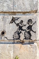 Banksy - Voie Georges Pompidou 16è - Juin 2018