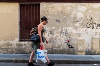 Banksy - Mai 1968 - Rue Maître Albert 05è - Juin 2018