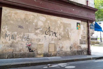 Banksy - Mai 1968 - Rue Maître Albert 05è - Juin 2018