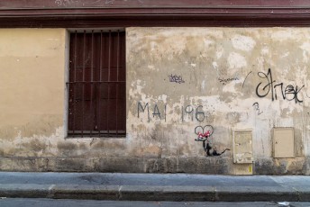 Banksy - Mai 1968 - Rue Maître Albert 05è - Juin 2018