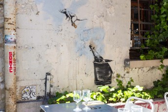 Banksy - Chez Marianne - Rue des Hospitalières Saint-Gervais 04è - Juin 2018