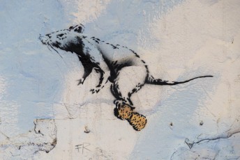 Banksy - Chez Marianne - Rue des Hospitalières Saint-Gervais 04è - Juin 2018