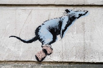 Banksy - Rue du Mont-Cenis 18è - Juin 2018