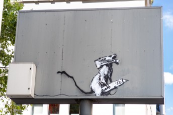Banksy - Deuxième version - Rue Réaumur 04è - Juin 2018