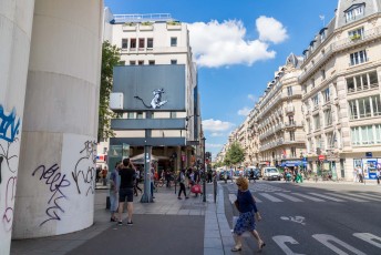 Banksy - Deuxième version - Rue Réaumur 04è - Juin 2018