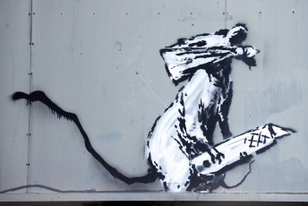 Banksy - Deuxième version - Rue Réaumur 04è - Juin 2018