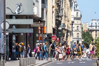 Banksy - Deuxième version - Rue Réaumur 04è - Juin 2018