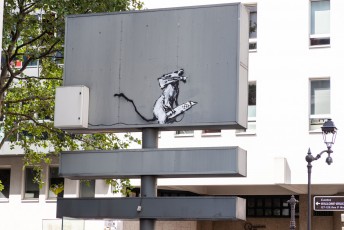 Banksy - Deuxième version - Rue Réaumur 04è - Juin 2018