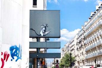 Banksy - Deuxième version - Rue Réaumur 04è - Juin 2018