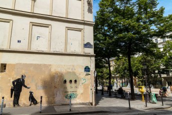 Banksy - Rue Victor Cousin 05è - Juin 2018