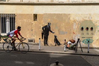 Banksy - Rue Victor Cousin 05è - Juin 2018