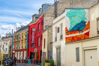 Rétro graffitism - Rue du Retrait 20è - Septembre 2018