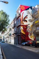 Shepard Fairey & Vhils - Rua da Senhoria de Glória - Graça - Lisbonne