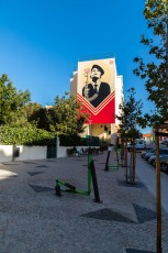 Shepard Fairey - Peace Gard - Rua Natália Correia - Graça - Lisbonne