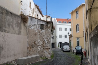 Vhils - Travessa das Merceeiras - Alfama - Lisbonne