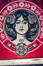 Shepard Fairey - Tracy street / Hyperion Avenue - Hollywood / Los Feliz District - Los Angeles