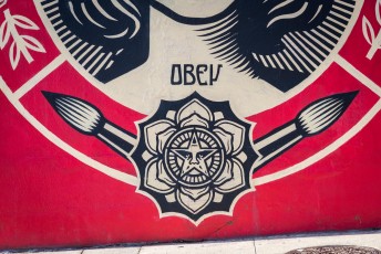 Shepard Fairey - Tracy street / Hyperion Avenue - Hollywood / Los Feliz District - Los Angeles