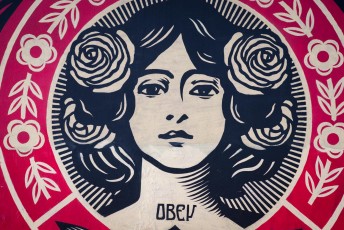 Shepard Fairey - Tracy street / Hyperion Avenue - Hollywood / Los Feliz District - Los Angeles