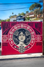 Shepard Fairey - Tracy street / Hyperion Avenue - Hollywood / Los Feliz District - Los Angeles