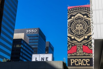 Shepard Fairey - The Line Hotel - Wilshire Boulevard - Downtown - Los Angeles