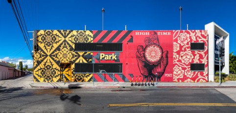 Shepard Fairey - West 2nd street / La Brea Avenue - La Brea Park / Culver City District - Los Angeles