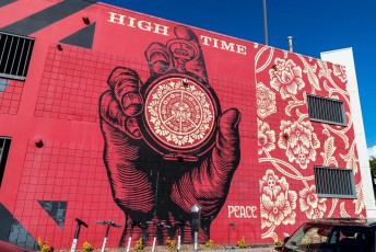 Shepard Fairey - West 2nd street / La Brea Avenue - La Brea Park / Culver City District - Los Angeles