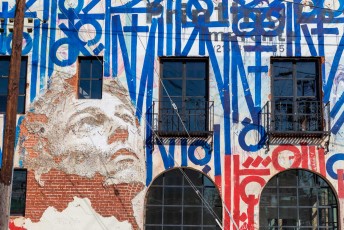 RETNA & Vhils - Alvarado street / Elsinore street