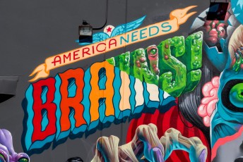 Tristan Eaton & Saturno - Blackwelder street / La Cienega Boulevard - La Brea Park / Culver City District - Los Angeles