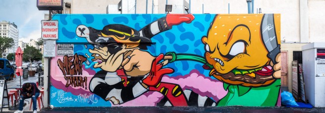 Matt Gondek & Frankzilla - South Main street - Downtown - Los Angeles