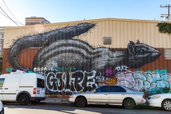 Roa - Imperial street / Jesse street - Downtown - Los Angeles