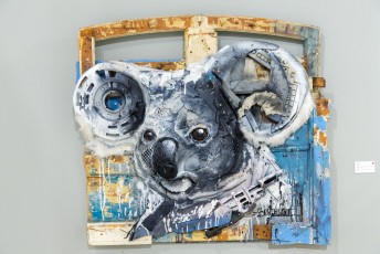 "Accord de Paris" exposition de Bordalo II à la galerie Mathgoth du 26 janvier au 2 mars 2019