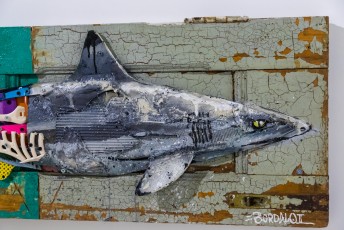 "Accord de Paris" exposition de Bordalo II à la galerie Mathgoth du 26 janvier au 2 mars 2019