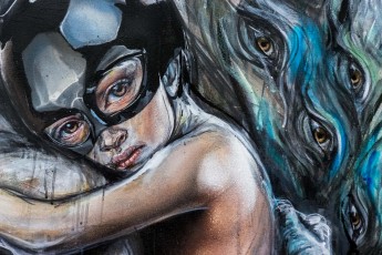 "Emotion Olympics" exposition de Herakut à la galerie Mathgoth du 15 mars au 20 avril 2019