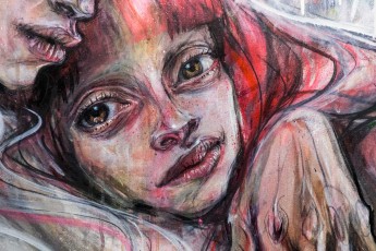 "Emotion Olympics" exposition de Herakut à la galerie Mathgoth du 15 mars au 20 avril 2019