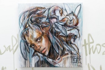 "Emotion Olympics" exposition de Herakut à la galerie Mathgoth du 15 mars au 20 avril 2019