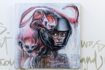 "Emotion Olympics" exposition de Herakut à la galerie Mathgoth du 15 mars au 20 avril 2019